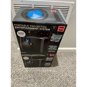RCA - RPJ060 Portable Projector | Home Theater Entertainment System (BLACK)